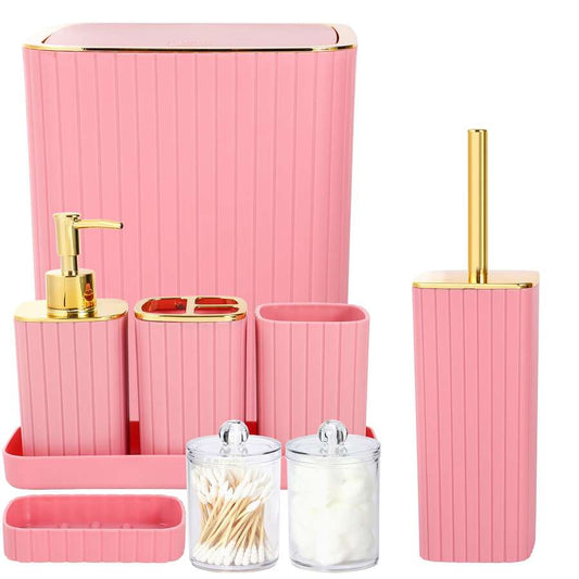 9-Piece Bathroom Countertop Accessory Set