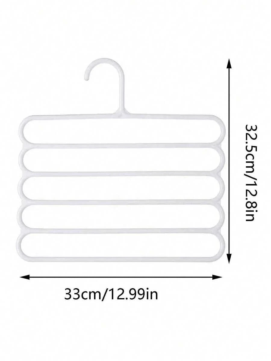 5-Tier Space-Saving Pants & Scarf Hanger