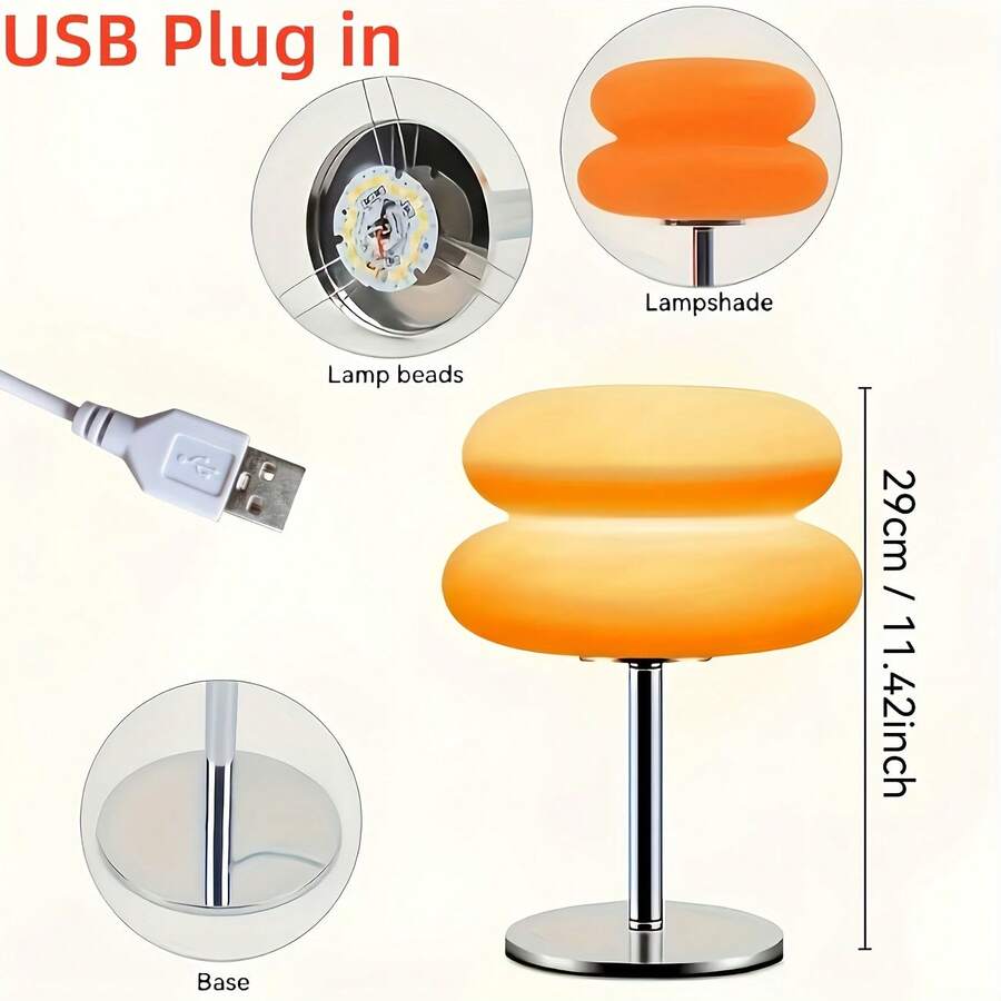 Double-Layer 3-Color Ambient Table Lamp