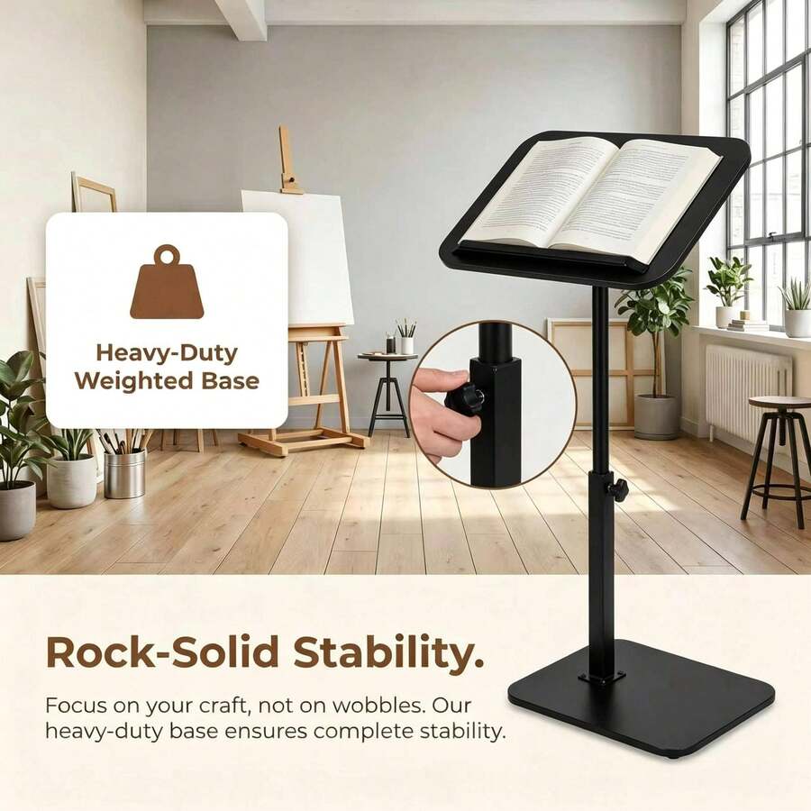 Adjustable Flip-Top Craft & Laptop Desk