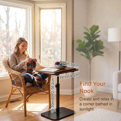 Adjustable Flip-Top Craft & Laptop Desk