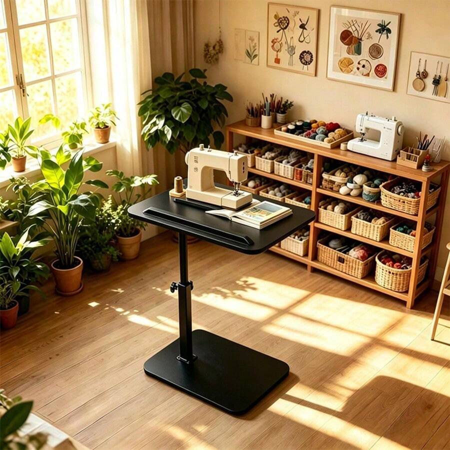 Adjustable Flip-Top Craft & Laptop Desk
