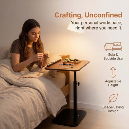Adjustable Flip-Top Craft & Laptop Desk