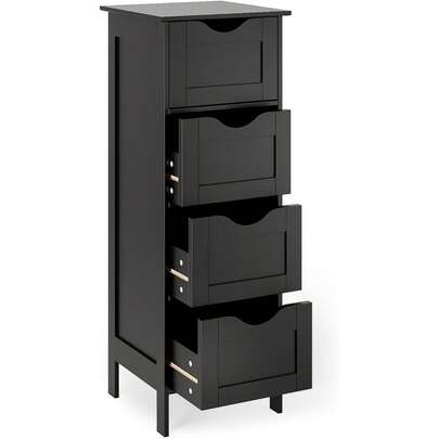Slim 4-Drawer Freestanding Storage Cabinet