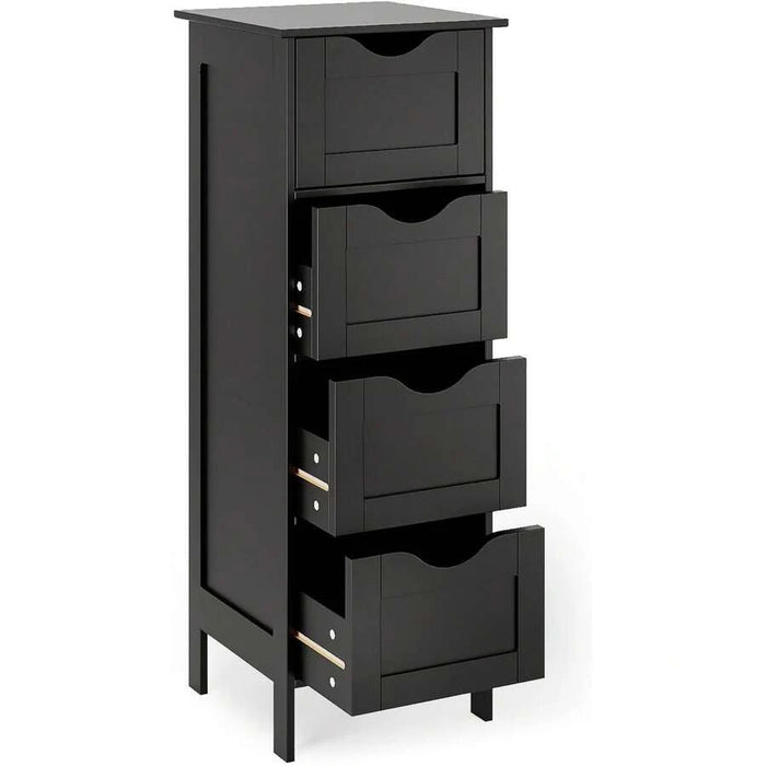 Slim 4-Drawer Freestanding Storage Cabinet