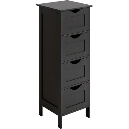 Slim 4-Drawer Freestanding Storage Cabinet